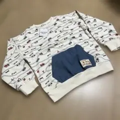 新品未使用品　SLIP SLAP 車柄　スウェット　トレーナー　130