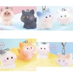 コロンと べびにゃんこ ばぶっとめじるしマスコット コンプリート フルセット