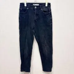 ZARA ザラ マムフィット デニムパンツ ブラック EUR38 USA6