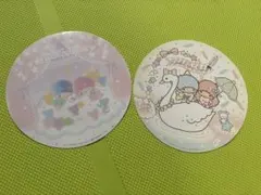 サンリオリトルツインスターズ ビッグステッカーシール2014いちご新聞特典品