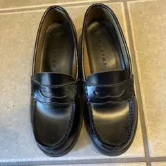 キッズ　ローファー　チャーキーズ　黒　22センチ