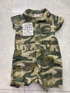 JUNK STORE 70cm 迷彩柄ロンパース 美品