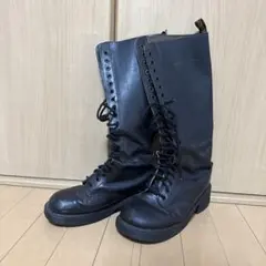 希少Dr.Martens20ホール ロングブーツ レースアップ