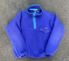 90年代 パタゴニア フリース L USA製 シンチラ スナップT snapt