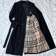 BURBERRY LONDON トレンチコート メガチェック ウールライナー