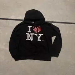 I Love NYブラックパーカー