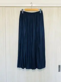 HK WORKS LONDON プリーツスカート ネイビー Mサイズのサムネイル