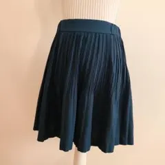 フレアスカート 　ウエストゴム　earth music&ecology 　膝丈