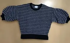 LANVIN en Bleu ニット 半袖 　 38