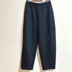 美品✨ユニクロ　UNIQLO ドライスウェットカーブパンツ S 紺　ネイビー