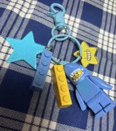 ♦︎ ブロック キーホルダー シャーク ♦︎ LEGO風 キーリングのサムネイル