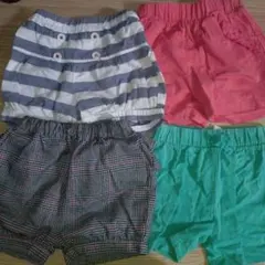 Pekkle 子供用ショートパンツ 4枚セット