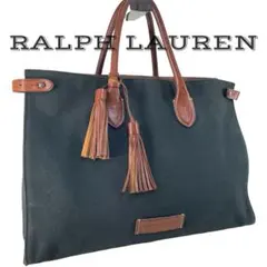 【美品】 RALPH LAUREN ラルフローレン トートバッグ A4収納可