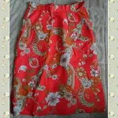 ★値下げ‼★カワイイ★ヴィンテージ★オシャレ★昭和レトロなカワイイ花柄 スカート