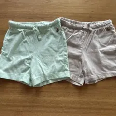 ギャップベビー　ハーフパンツ２枚セット