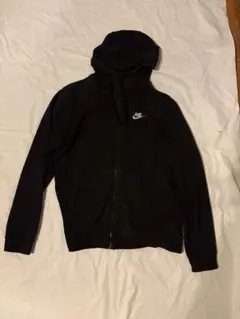 Nike ブラック ジップアップ パーカー M