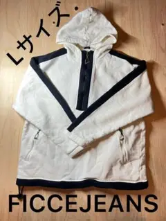 【希少】FICCE JEANSフィッチェジーンズ Lサイズ フード付きパーカー