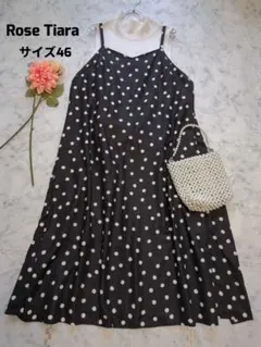 Rose Tiara　ローズティアラ　ドット柄キャミ　ワンピースのサムネイル
