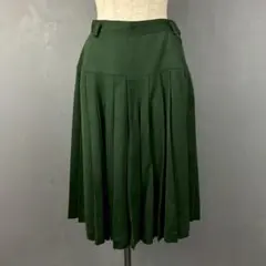 90s Christian Dior プリーツ キュロット スカート グリーン