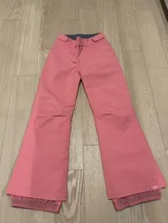 【美品】ROXY サーモンピンク スキーウェア10/M/M/M140