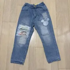 BREEZE デニムパンツ 120cm ミッキーマウス