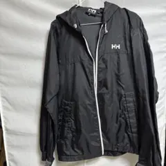 Helly Hansen ブラックナイロンジャケット ウィンドブレーカー H/L