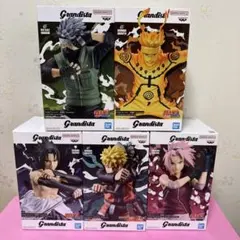 新品未開封　Grandista NARUTOフィギュア5点セット