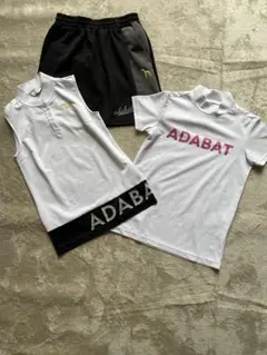 adabat ゴルフウェア セット（トップス2点＋スカート）