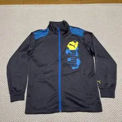 美品　PUMA ジップアップジャケット グレー　150㎝
