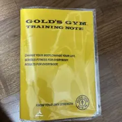 GOLD'S GYM TRAINING NOTE イエローのサムネイル