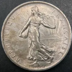 1936年 フランス領インドシナ 50セント銀貨 - メルカリ