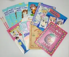 【当時物】平成レトロ りぼん 付録 ノート 10冊 ＆ 鉛筆 セット まとめ売り