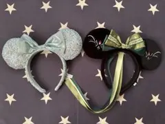 ディズニー ファンタジースプリングス エルサ＆アナ カチューシャ