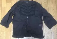 レース刺繍入りブラック清楚系ブラウス