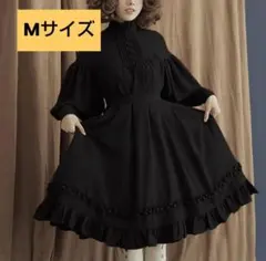 レディース ワンピース M 黒 ゴスロリ ロリータ 地雷系 病みかわ コスプレ