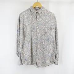 VINTAGE GROUND CINTROL ペイズリー 総柄 シャツ 古着 M
