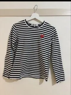PLAY コム・デ・ギャルソン 長袖ボーダーTシャツ