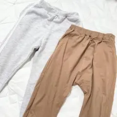110cm パンツ 2枚セット petit main UNIQLO エアリズム