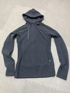 Gap Fit ダークグレー フルジップ　パーカー