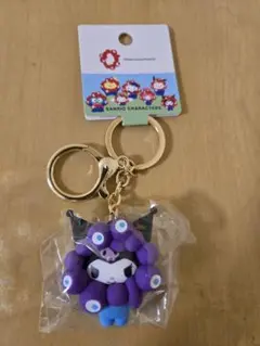 万博EXPOサンリオミャクミャクなりきり立体マスコットカラーキーホルダー クロミ