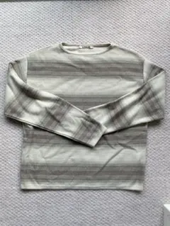 AURALEE COTTON SILK GRADIENT STRIPE KNITのサムネイル