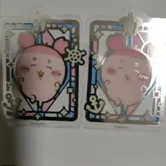 ちいかわ 古本屋 ステンドグラス風 ステッカー 2枚セット