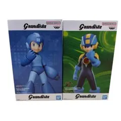 Grandista ロックマン & ロックマンエグゼ　フィギュア ２個 セット