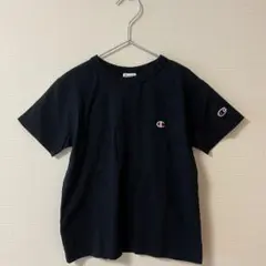 Champion チャンピオン　ワンポイントロゴTシャツ　黒　140