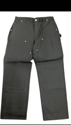 CARHARTT B01 ダブルニー 黒 ダック ペインター W38L32②