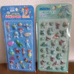 ディズニーぷくぷくシール2枚セット