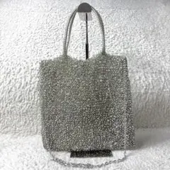 極美品✨️アンテプリマ ラージ 2way ショルダー シルバー