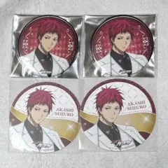 黒子のバスケ 赤司征十郎 GiGOカフェ 缶バッジ コースター