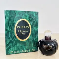 ほぼ未使用C.Diorディオール POISON プワゾン パルファン 15ml Christian Dior 【復刻版ではありません】 クリスチャン