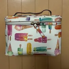 ケイトスペードニューヨーク　バニティポーチ　アイス柄　化粧　アメニティポーチ